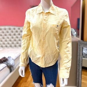 Abercrombie vintage yellow button down